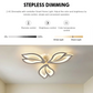 Lustra LED cu telecomanda LILY 40W, 3 Elemente, lumina Rece/Calda/Neutra, Dimabila, Alb
