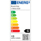 Lustra LED suspendata cu telecomanda CHRISTINE, 41W, 2 Cercuri, lumina Rece/Calda/Neutra, Dimabila, Auriu Lucios, Inaltime Reglabila