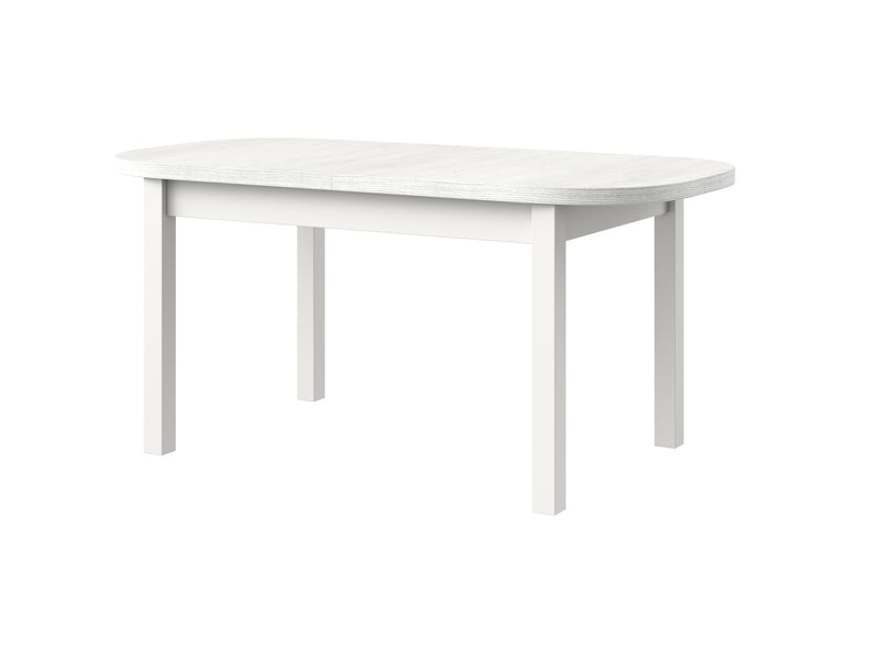Masa extensibila 160x200 cm mb-12 venus1, alb, lemn masiv de fag si pal-1