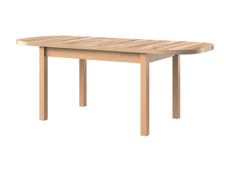 Masa extensibila 160x200 cm mb-12 venus1, sonoma, lemn masiv de fag si pal