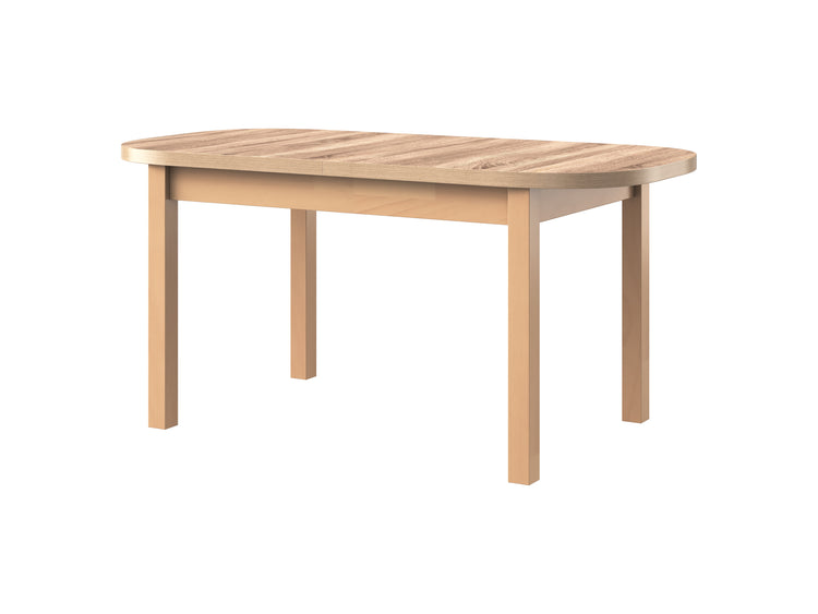 Masa extensibila 160x200 cm mb-12 venus1, sonoma, lemn masiv de fag si pal