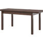 Masa extensibila 140-180x80 cm mb-21 modena1, nuc, lemn masiv de fag si pal