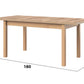Masa extensibila 140-180x80 cm mb-21 modena1, sonoma, lemn masiv de fag si pal