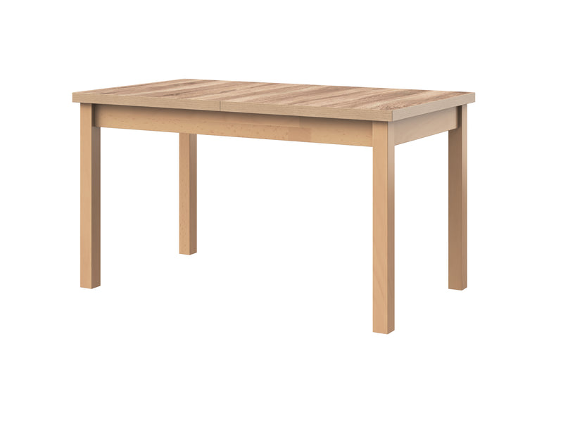 Masa extensibila 140-180x80 cm mb-21 modena1, sonoma, lemn masiv de fag si pal-1