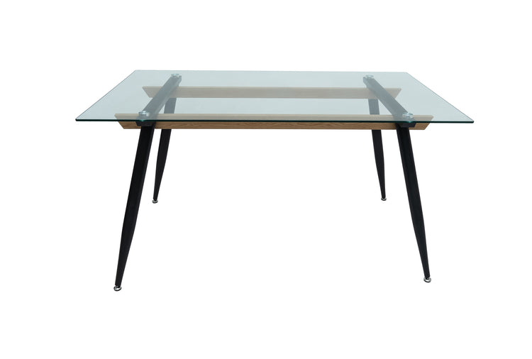 Set masa MBS-39, cu 4 scaune tapitate gri