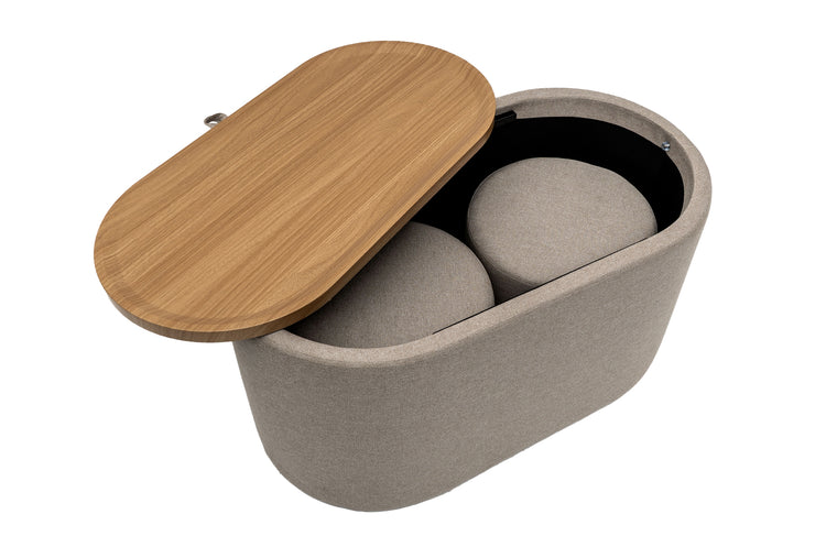 Set masa cafea cu 2 tabureti, MC-141, bej