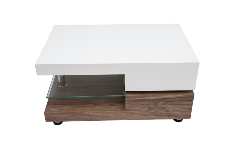 Masa cafea HT-006, 72x45x38 cm, stejar, MDF-3