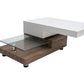 Masa cafea HT-006, 72x45x38 cm, stejar, MDF