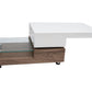 Masa cafea HT-006, 72x45x38 cm, stejar, MDF