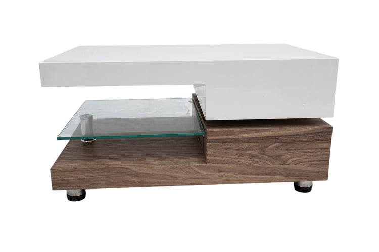 Masa cafea HT-006, 72x45x38 cm, stejar, MDF
