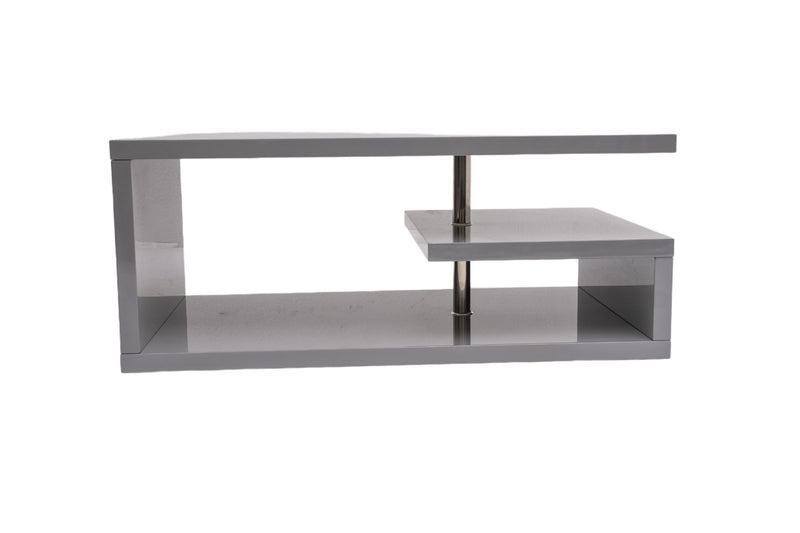 Masa cafea HT-016, 100x60x42 cm, gri lucios-3