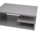 Masa cafea HT-016, 100x60x42 cm, gri lucios