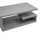 Masa cafea HT-016, 100x60x42 cm, gri lucios