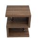 Masa cafea HT-74, 44x38x52 cm, stejar, MDF