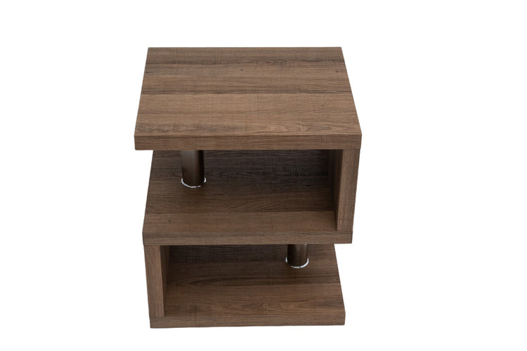 Masa cafea HT-74, 44x38x52 cm, stejar, MDF