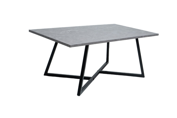 Masa cafea HT-155, 110x60 cm, alb, MDF