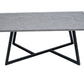 Masa cafea HT-155, 110x60 cm, alb, MDF