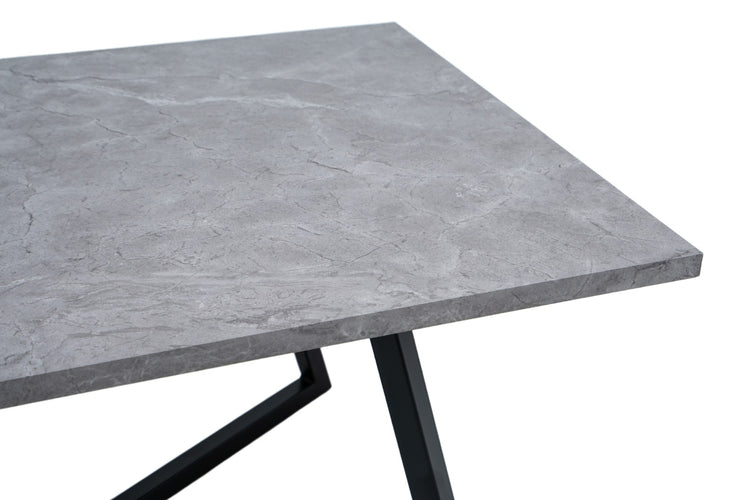 Masa cafea HT-155, 110x60 cm, alb, MDF