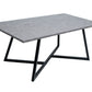Masa cafea HT-155, 110x60 cm, alb, MDF