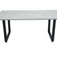 Masa cafea HT-156, 110x60 cm, alb, MDF