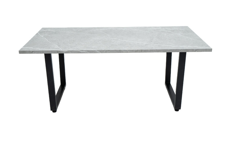 Masa cafea HT-156, 110x60 cm, alb, MDF