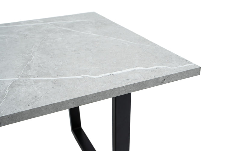 Masa cafea HT-156, 110x60 cm, alb, MDF