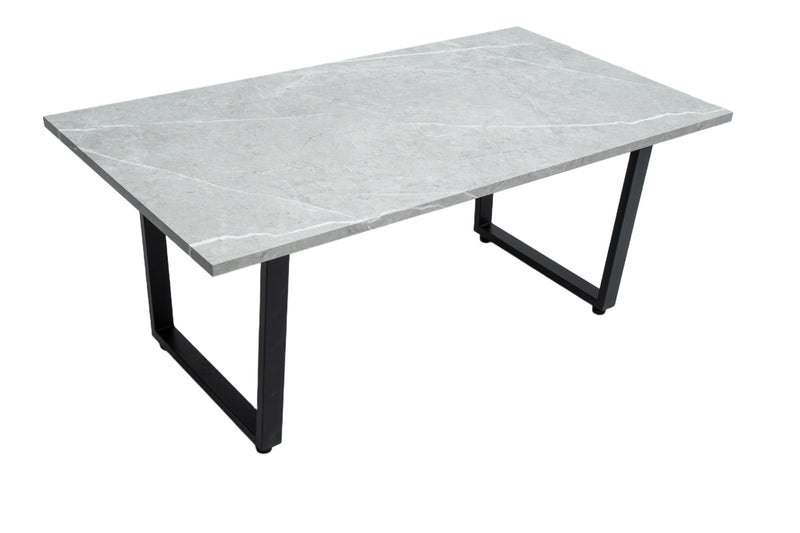 Masa cafea HT-156, 110x60 cm, alb, MDF-5