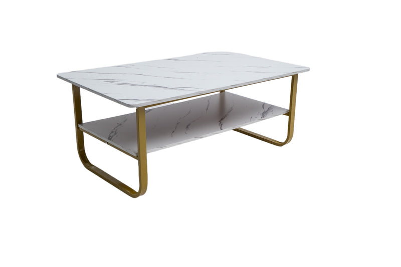 Masa cafea HT-229, 100x60 cm, alb, MDF-5