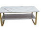 Masa cafea HT-229, 100x60 cm, alb, MDF