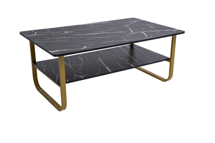 Masa cafea HT-229, 100x60 cm, negru, MDF