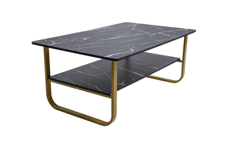 Masa cafea HT-229, 100x60 cm, negru, MDF