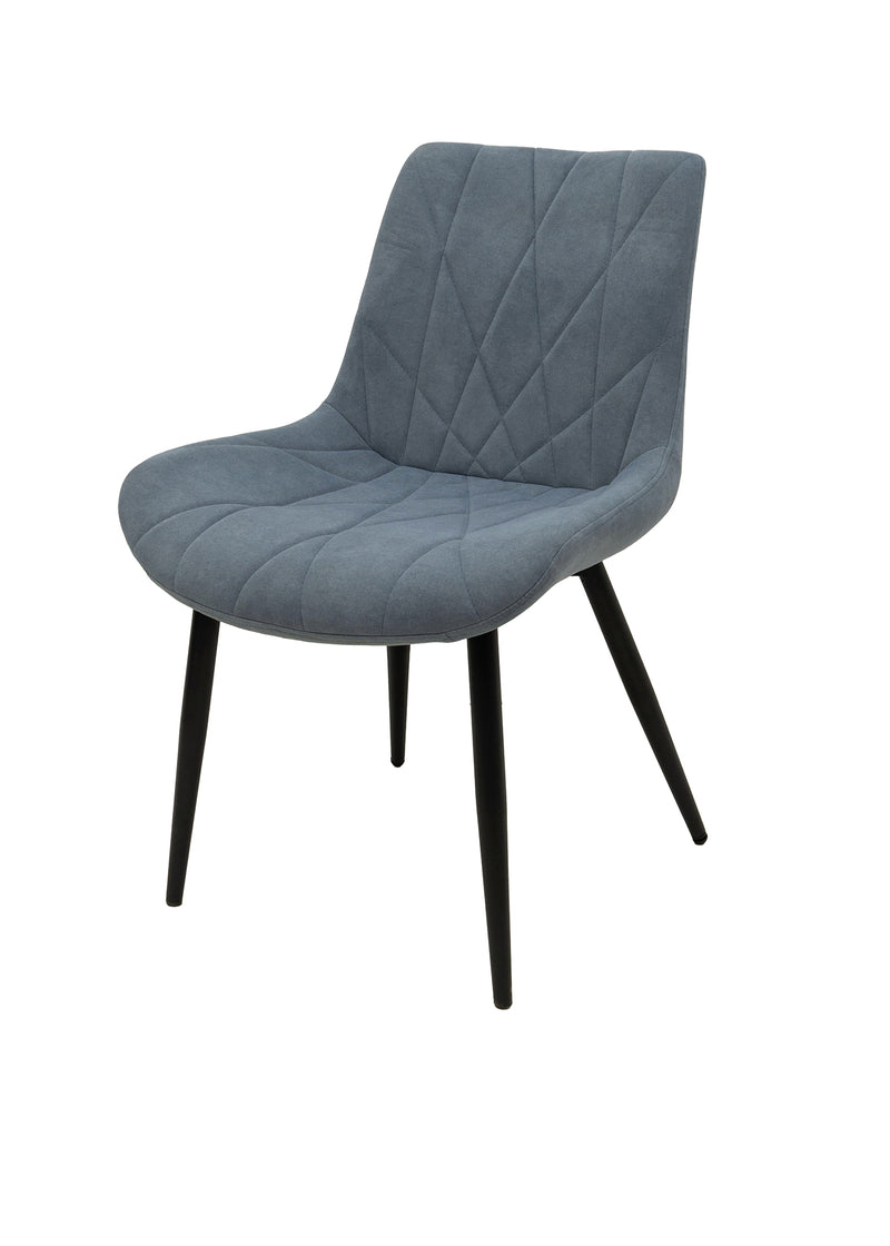 Scaun ML-1, tapitat stofa, albastru-1