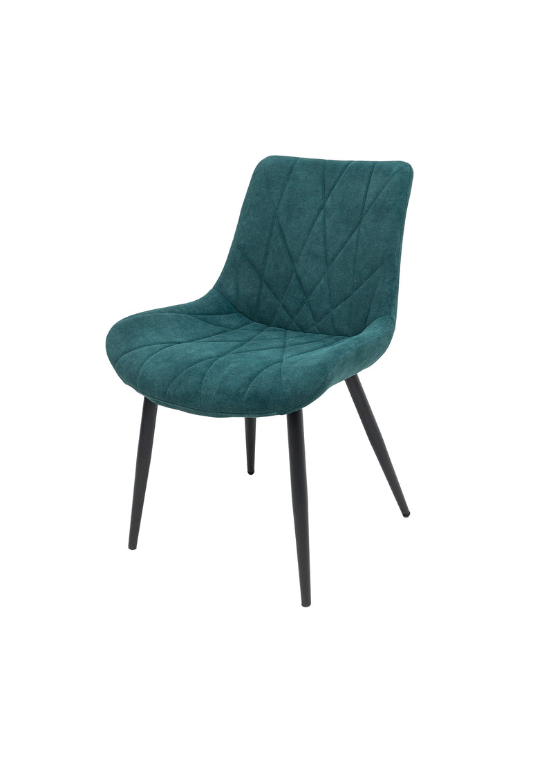 Scaun ml-1, tapitat stofa, verde-1