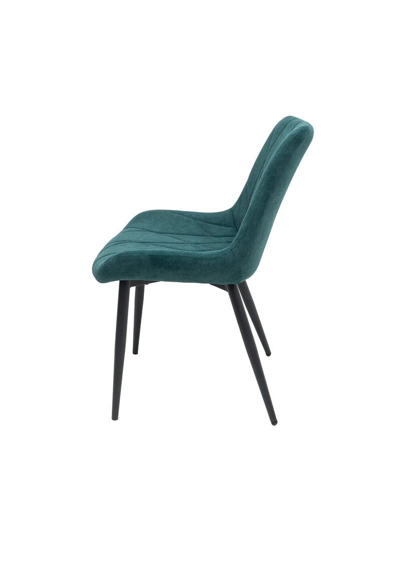 Scaun ml-1, tapitat stofa, verde-2