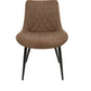 Scaun ML-2, tapitat stofa, maro