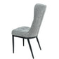 Scaun ML-3, tapitat stofa, gri