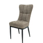 Scaun ML-3, tapitat stofa, maro