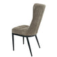 Scaun ML-3, tapitat stofa, maro