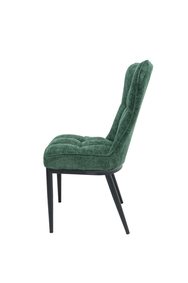 Scaun ML-3, tapitat stofa, verde-3
