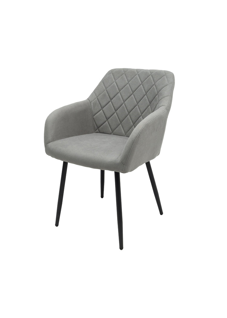 Scaun ML-5, tapitat stofa, gri