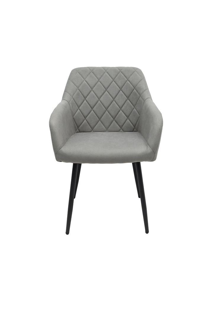 Scaun ML-5, tapitat stofa, gri