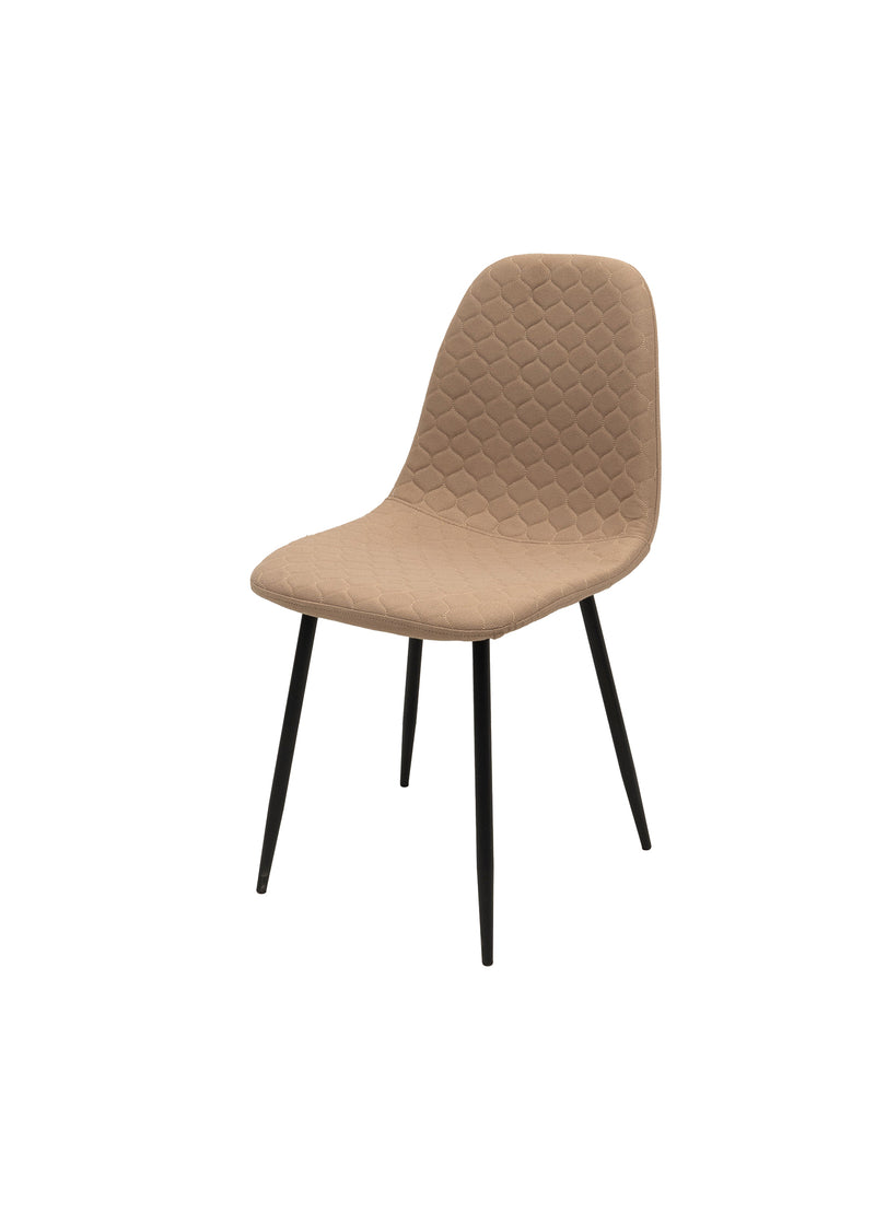 Scaun ML-6, tapitat stofa, crem-1
