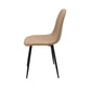 Scaun ML-6, tapitat stofa, crem