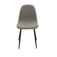 Scaun ML-6, tapitat stofa, gri