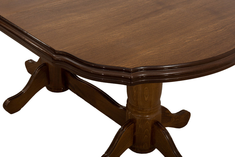 Masa extensibila 160-200x100 cm, Jork, lemn nuc-4