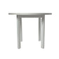 Masa living poli2 b, alb, 100 x 100 x 76 cm, lemn masiv de pal/fag