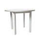 Masa living poli2 b, alb, 100 x 100 x 76 cm, lemn masiv de pal/fag