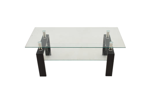 Masa cafea MC-120, 110x44x50 cm, Sticla