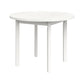 Masa living poli2 b, alb, 100 x 100 x 76 cm, lemn masiv de pal/fag