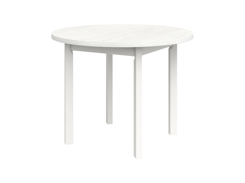 Masa living poli2 b, alb, 100 x 100 x 76 cm, lemn masiv de pal/fag-1